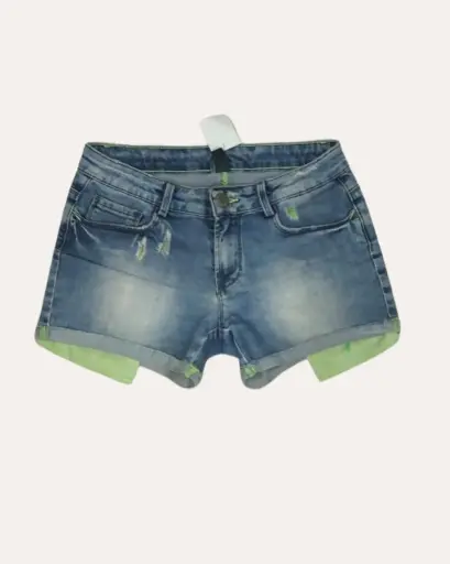 [MCF183] SHORT JEAN CON VERDE ZARA KIDS