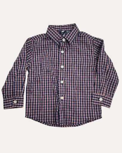 [AH759] CAMISA AZUL CON RAYAS NAUTICA KIDS