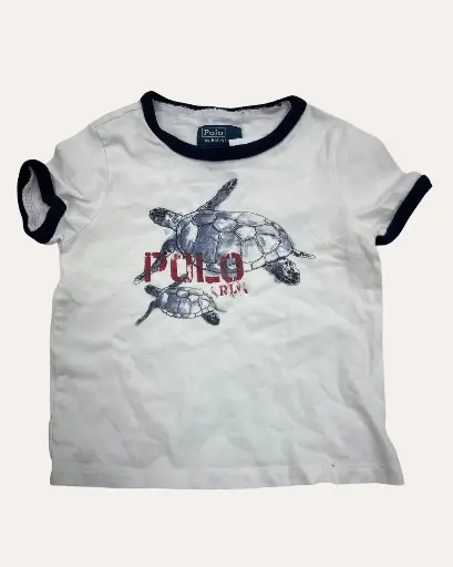 [AH759] FRANELA BLANCA RALPH LAUREN KIDS 
