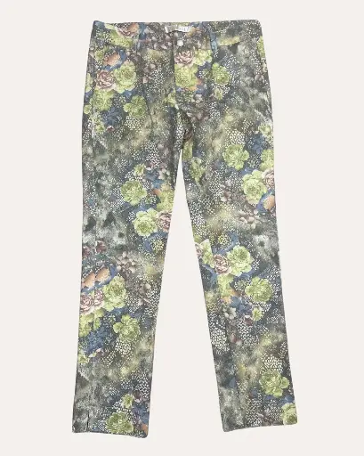 [ANP684] PANTALON FLORAL NUEVO