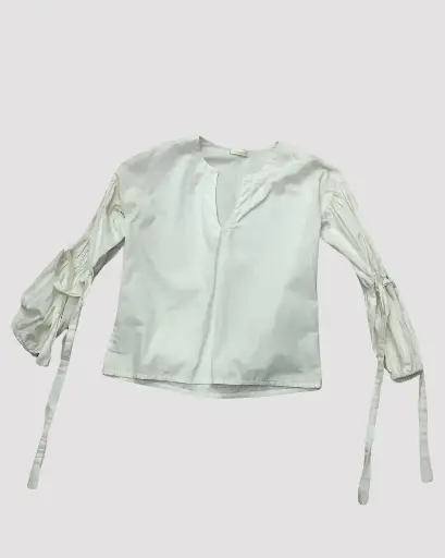 [KRN315] CAMISA  BLANCA MANGA LARGA 