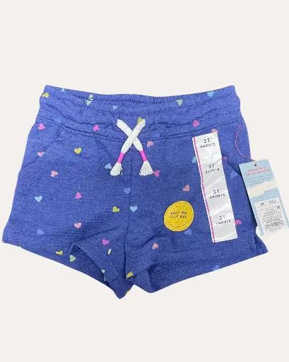 [MFM091] SHORT AZUL CON CORAZONES CAT&JACK