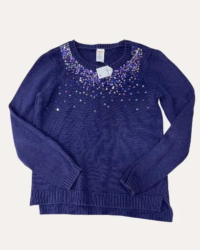 [NHO267] SUETER MORADO CON LENJUELAS GYMBOREE