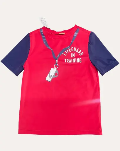 [NMU013] SUDADERA ROJO CON AZUL MARINO OLD NAVY