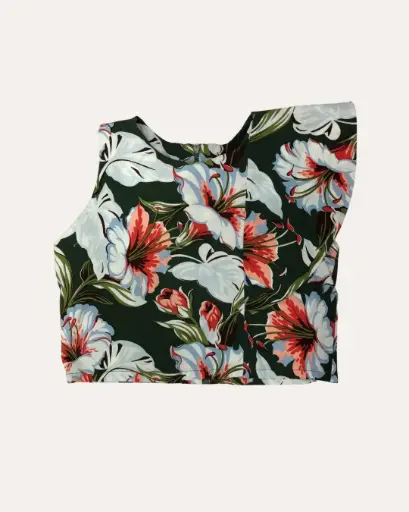 [ACR756] BLUSA ESTAMPADO TROPICAL KHOUL 
