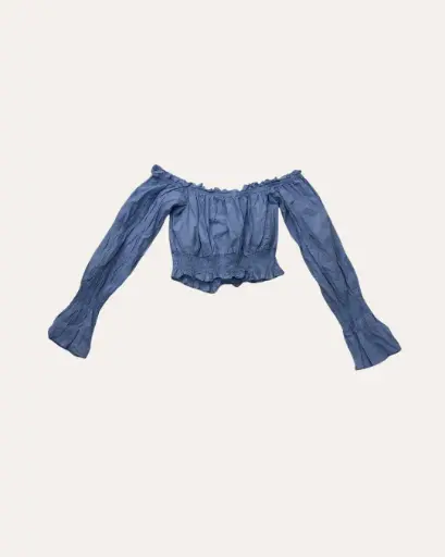 [VES934] TOP AZUL CHIC MI 