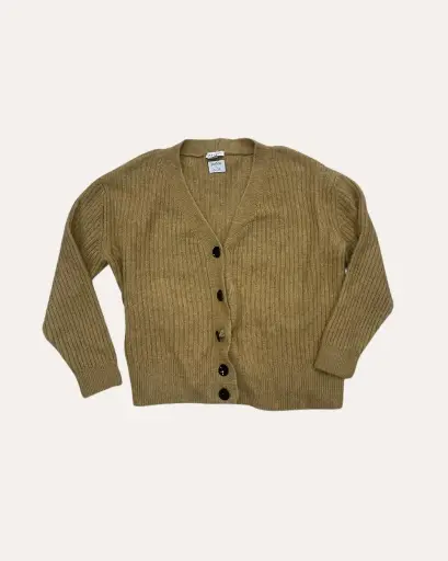 [FM207] SUETER MARRON TEJIDO TOPSHOP 