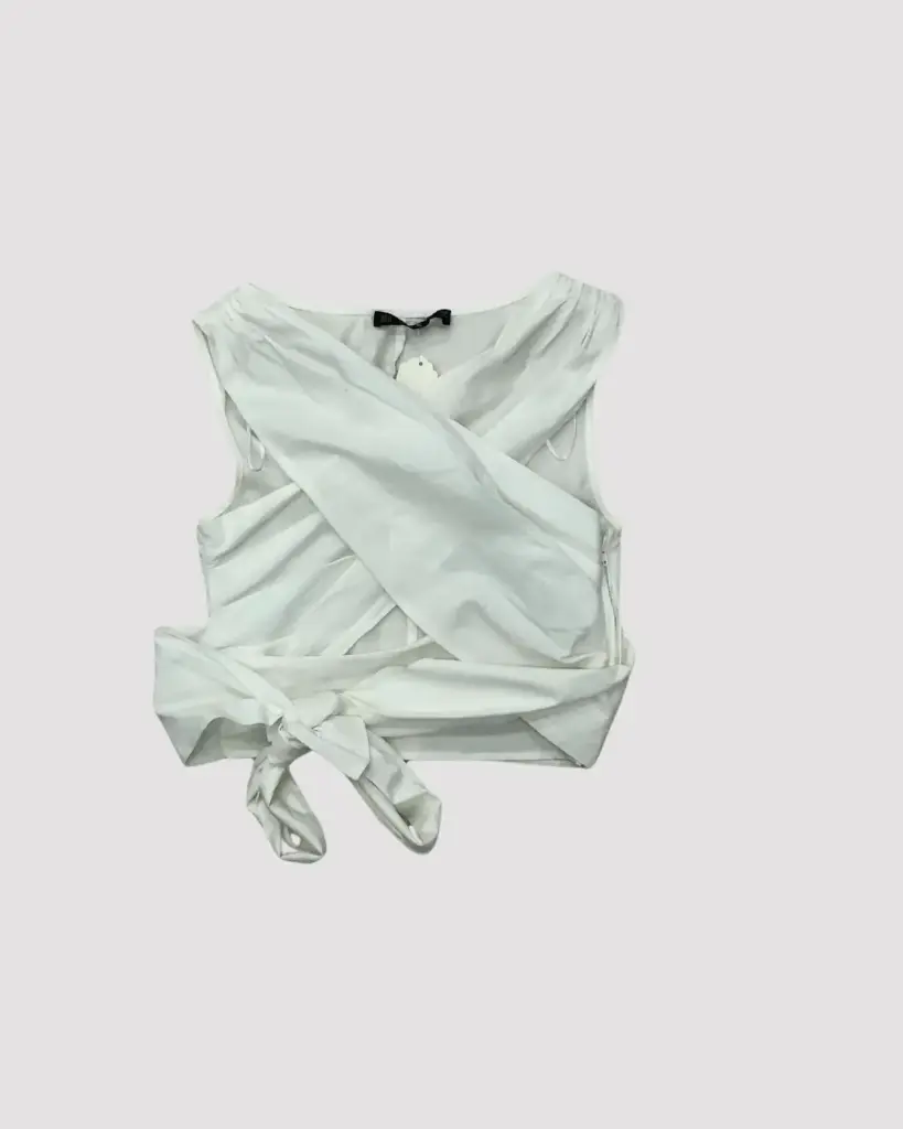 TOP BLANCO ZARA BASIC 