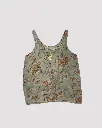 BLUSA TRANSPARENTE CON FLORES 
