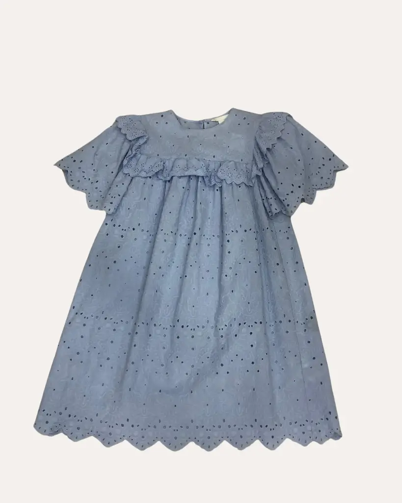 VESTIDO  AZUL CIELO