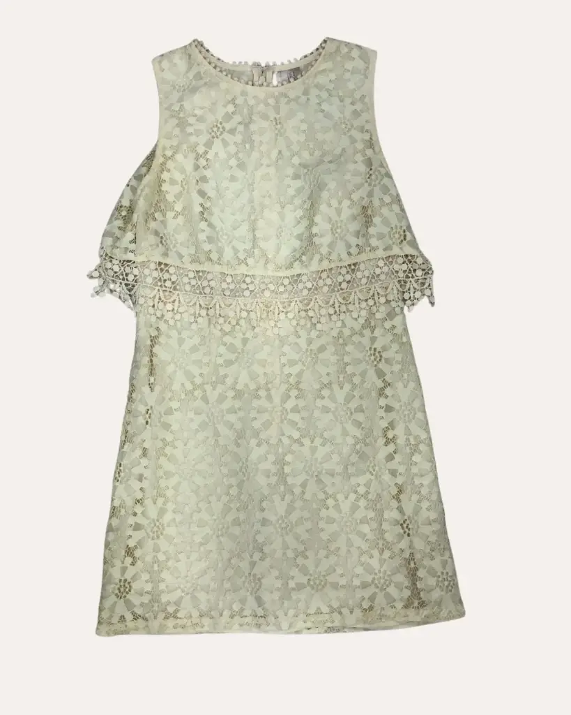 VESTIDO FOREVER 21 MARFIL