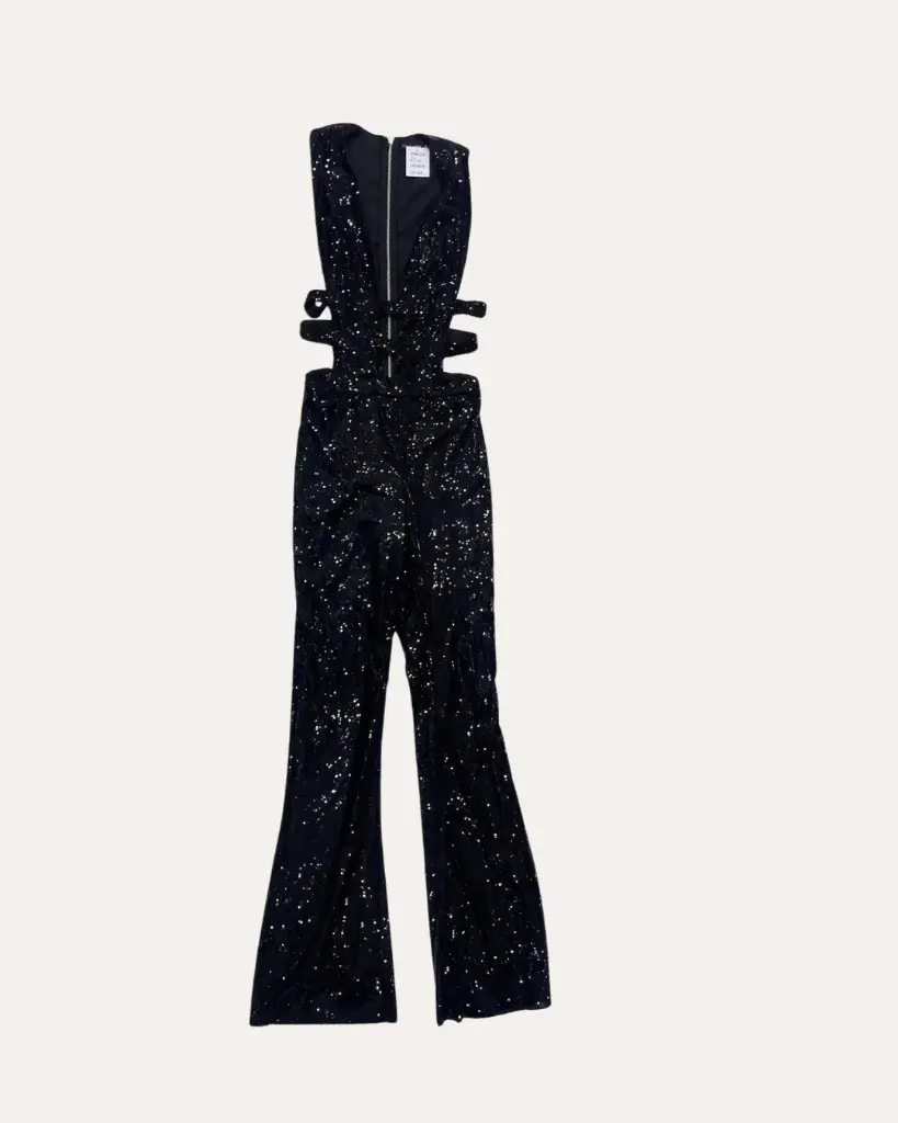 BRAGA NEGRO CON LENTEJUELAS FASHION NOVA