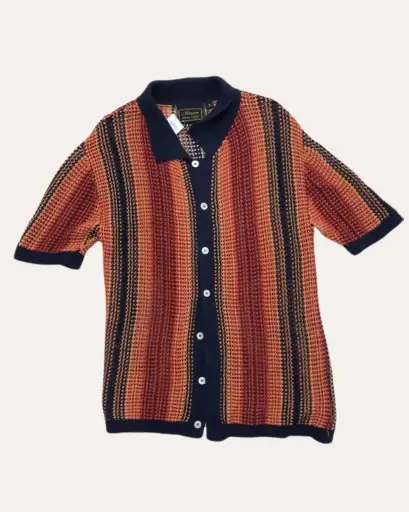 [AZA889] CAMISA TEJIDA DE COLORES MASSIVE LUXURY EDITION