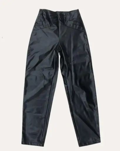 [DD536] PANTALON CUERINA NEGRO SHEIN