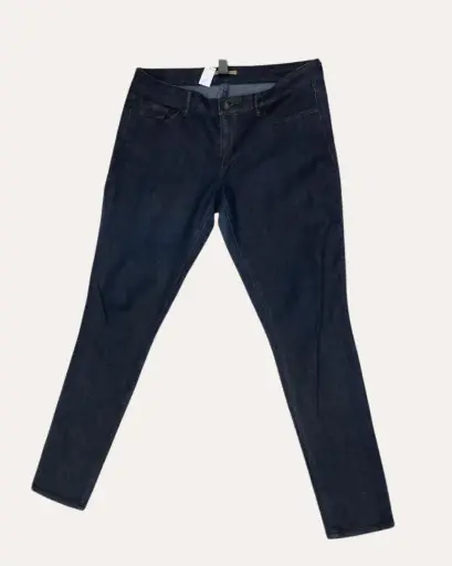 [GAT013] PANTALON DENIM OSCURO CON DESTELLOS DORADOS FOREVER 21