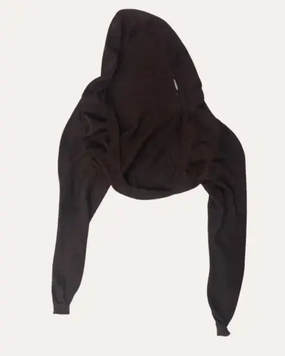 [TRI-383] SOBRETODO MARRON TEJIDO