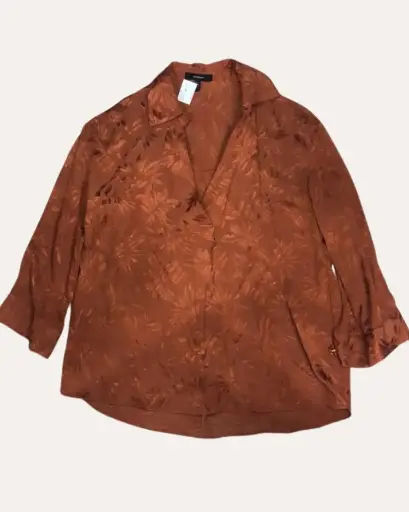 [TRI831] BLUSA MARRON STUDIO F 