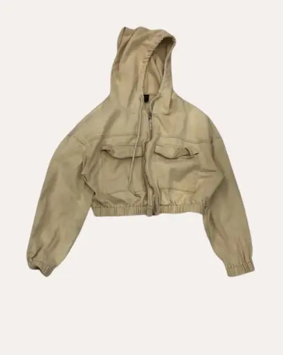 [ABY880] SUETER TOP BEIGE SHEIN 