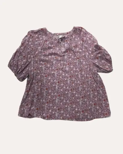 [GGN108] BLUSA ROSA CON FLORES