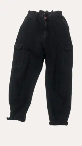 [CR117] PANTALON NEGRO ZARA