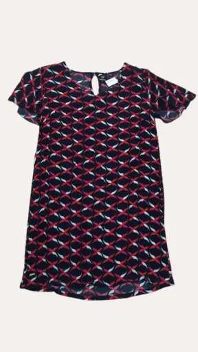 [JAA006] VESTIDO AZUL Y ROJO HEAVY 