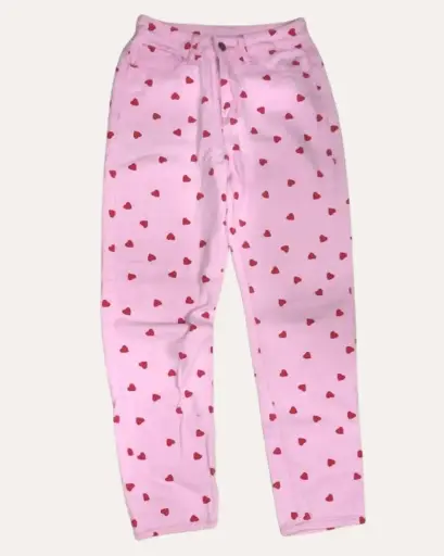 [FAO001] PANTALON ROSA DE CORAZONES SHEIN