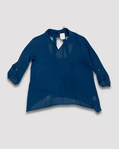 [AAC933] BLUSA AZUL REWEAR