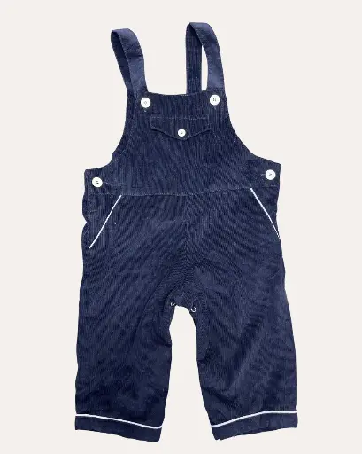 [AH759] OVEROL AZUL DE PANA BABYCOTTONS