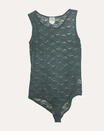 [BP256] BODY GRIS DE ENCAJE