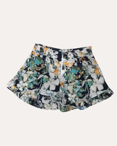 [DD536] SHORT BLANCO/ AZUL/VERDE-NARANJA 