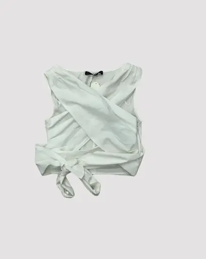 [DD536] TOP BLANCO ZARA BASIC 