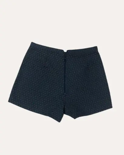 [DD536] SHORT AZUL CON PUNTOS ROJOS 