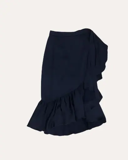 [DD536] FALDA AZUL MARINO ZARA