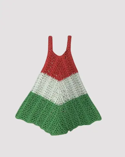 [DRI407] BLUSA TEJIDA BANDERA DE ITALIA