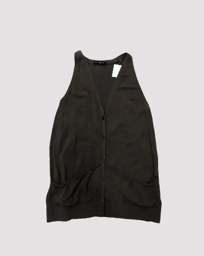 [EA226] BLUSA VERDE GRISACEO