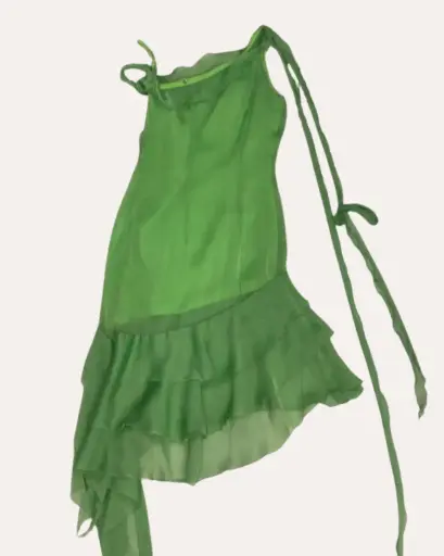 [LSL269] VESTIDO VERDE MANZANA