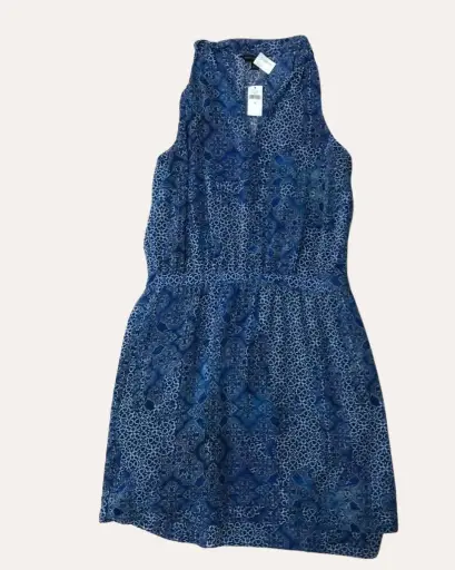 [MAD169] VESTIDO  AZUL NUEVO 