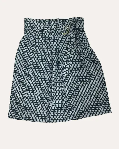 [MAD169] FALDA AZUL CON BLANCO