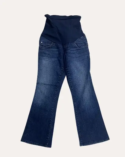 [MAD169] PANTALON JEAN OSCURO MATERNIDAD