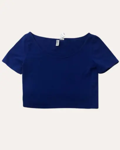 [MCF183] TOP AZUL H&M