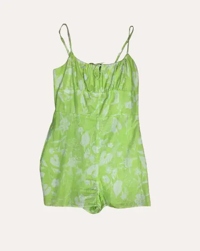 [MYO390] BRAGA  VERDE NEON CON BLANCO 