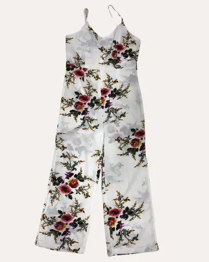 [NHO267] BRAGA BLANCA FLOREADA