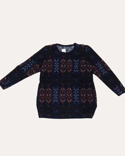[NAL344] BLUSON AZUL CON ROJO