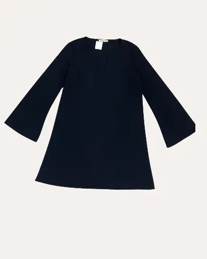 [PZZ465] VESTIDO   AZUL MARINO