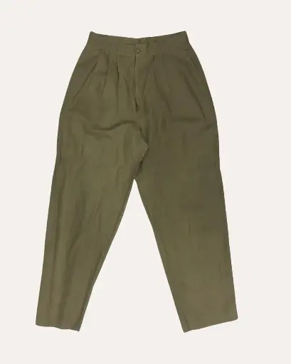 [VBM667] PANTALON LINO VERDE