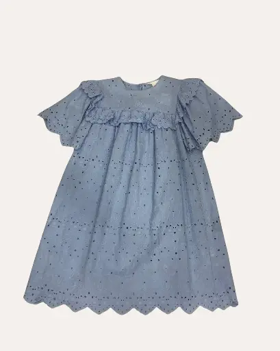 [XYZ388] VESTIDO  AZUL CIELO