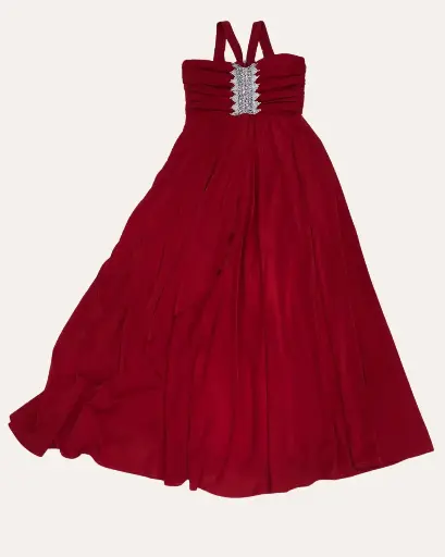 [FAM243] VESTIDO DE FIESTA ROJO