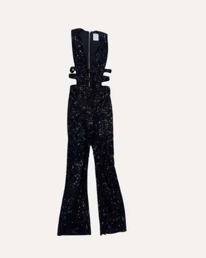 [VES934] BRAGA NEGRO CON LENTEJUELAS FASHION NOVA