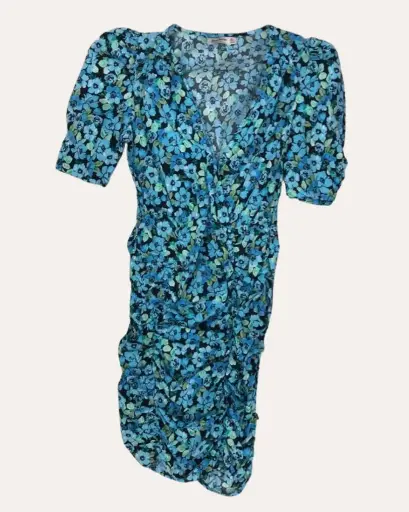 [VES934] VESTIDO AZUL DE COLORES STRADIVARIUS