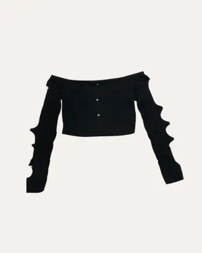 [VES934] TOP NEGRO SHEIN 